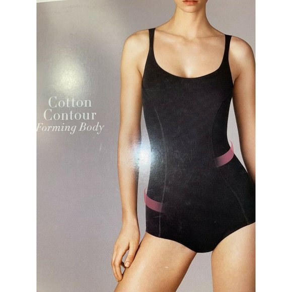 Wolford Cotton Contour Forming Body Size: 8  Color Rose Tan  79108 - 22 - Picture 2 of 2